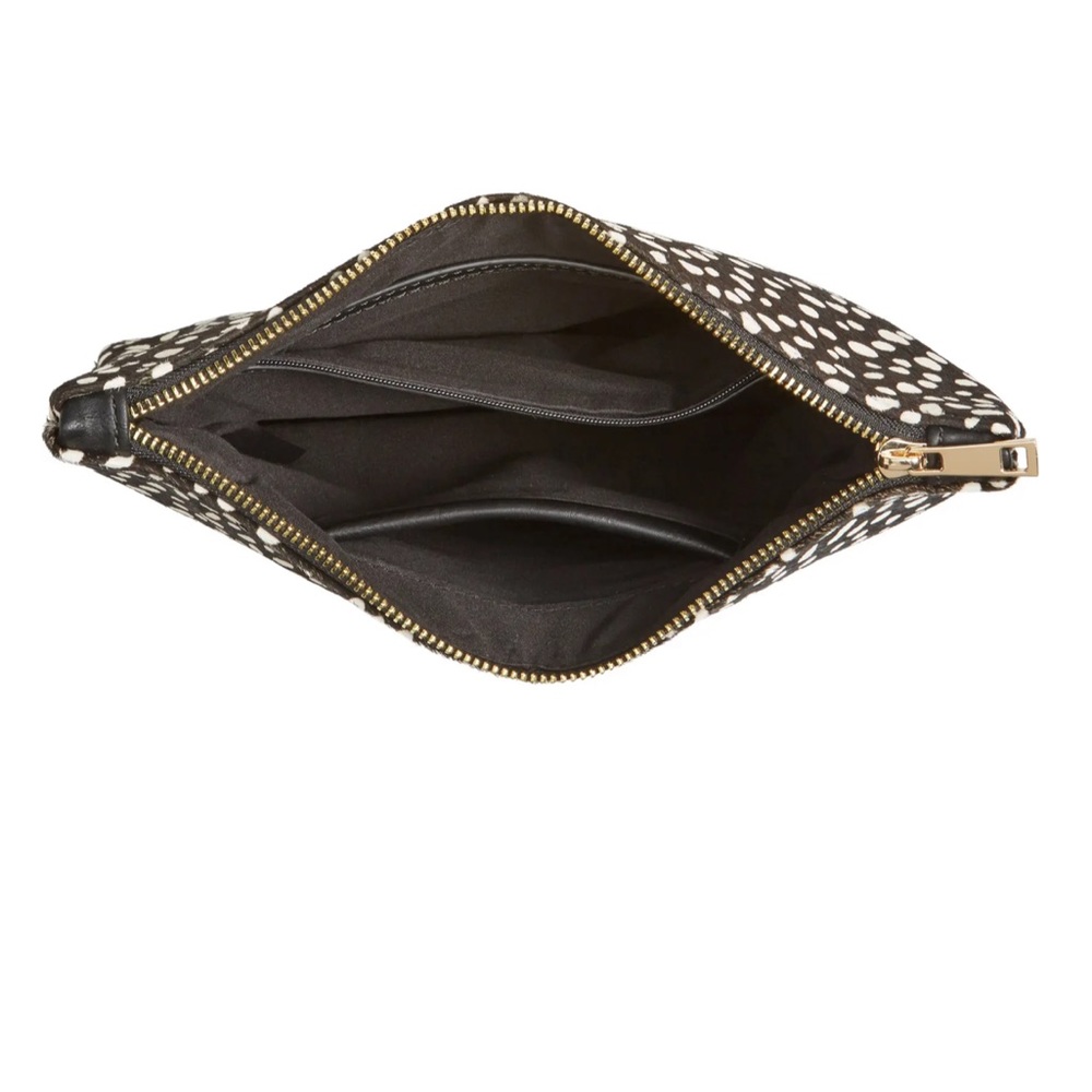 Sole Society “Dolce” Genuine Calf Hair Clutch - Picture 3 of 8